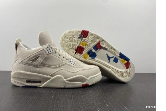 4 Blank Retro Jordan DQ4909-100 DQ4909-100 (W) Canvas 0404